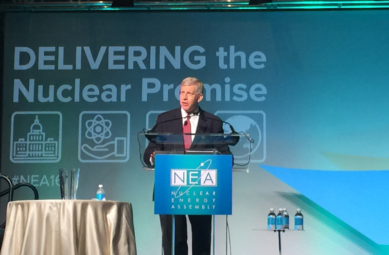 Daniel B. Poneman speaks at the Nuclear Energy Assembly, May 25, 2016