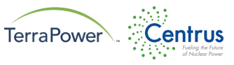 TerraPower and Centrus logos